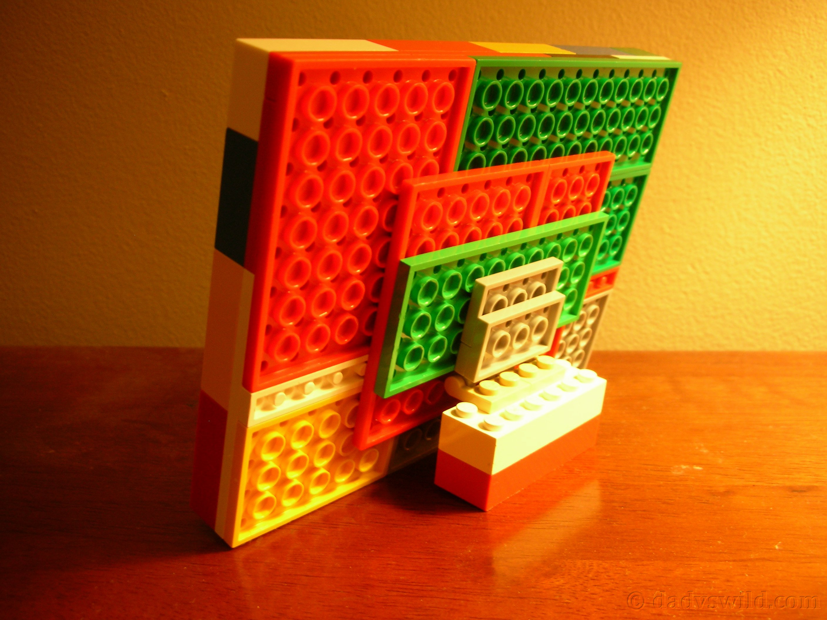 lego figures picture frame