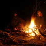 sand dunes campfire