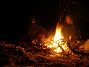sand dunes campfire