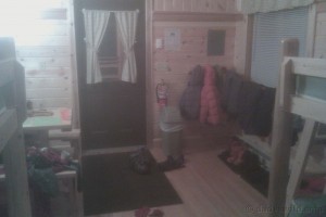 Afton cabin living room