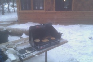 Cakes on the griddle