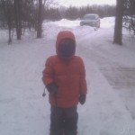 Warm snowshoer