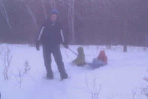 Snowshoeing