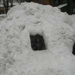 snowcave entrance