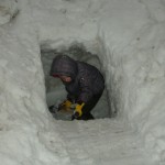 snowcave entrance