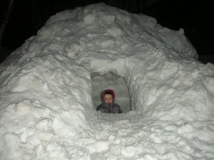 snowcave entrance