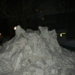 snowbank climbing