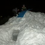 snowcave sledding