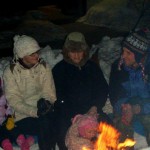 backyard campfire