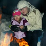 backyard campfire