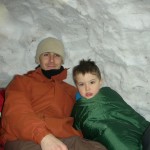 inside snowcave
