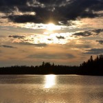 Sunset over Sonju lake
